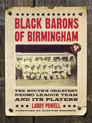 cover image of Black Barons of Birmingham
